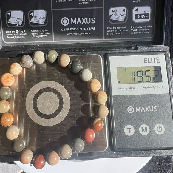 Polychrome‎ Jasper Beaded Bracelet - Picture 8 of 8